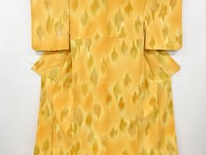 樹木模様小紋着物